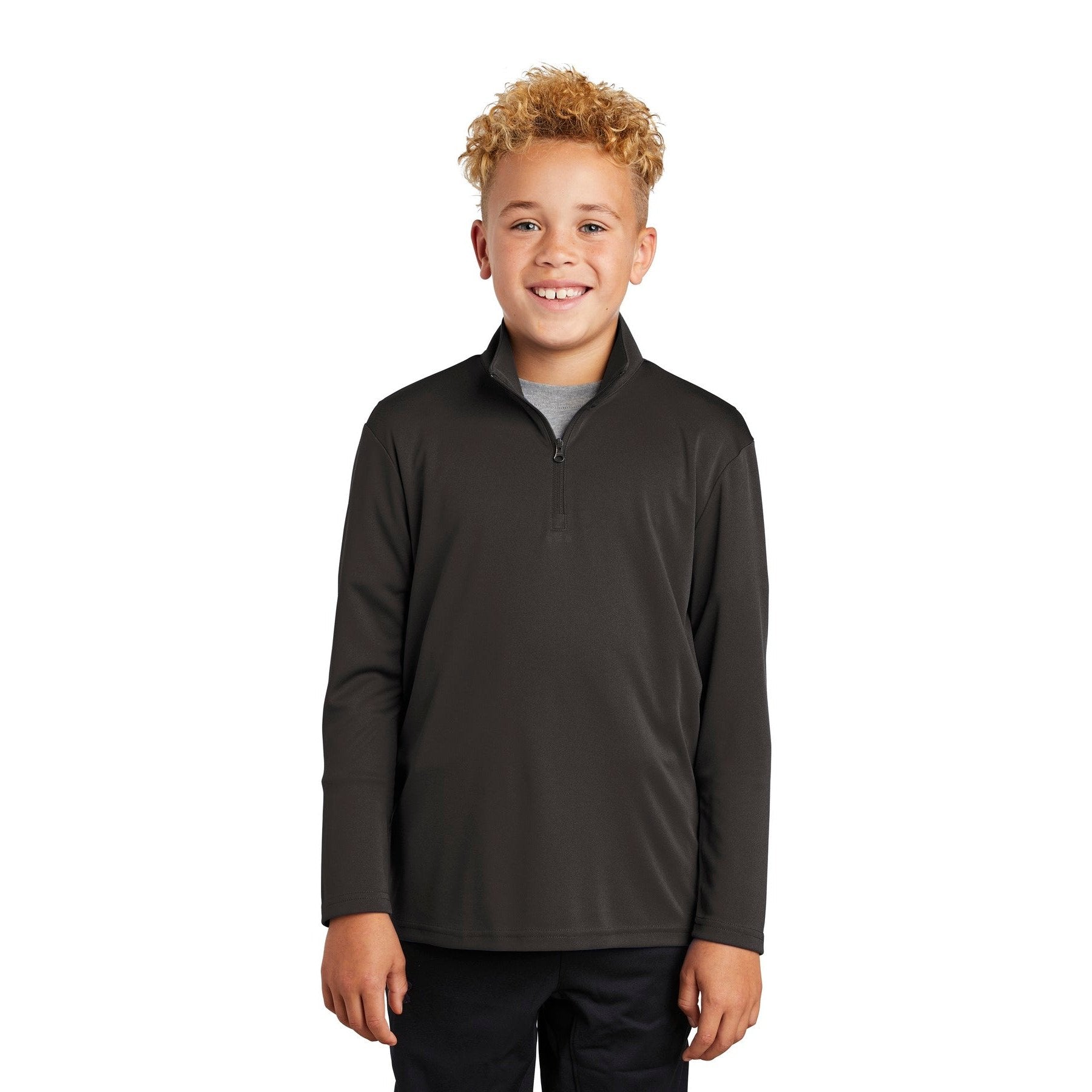 Sport-Tek-Sport-Tek ® Youth PosiCharge ® Competitor ™ 1/4-Zip Pullover. YST357-MedTech-3